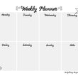 Load image into Gallery viewer, Floral Weekly Planner Printable Set
