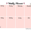 Load image into Gallery viewer, Floral Weekly Planner Printable Set
