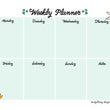 Load image into Gallery viewer, Floral Weekly Planner Printable Set
