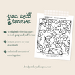 Load image into Gallery viewer, Flowers and Scripture: A Digital Coloring Book
