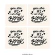 Load image into Gallery viewer, Printable Valentine’s Library Card Bookmark
