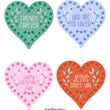 Load image into Gallery viewer, Printable Valentine’s Heart-Shaped Cards
