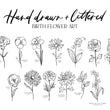 Load image into Gallery viewer, Custom Birth Flower Bouquet Print
